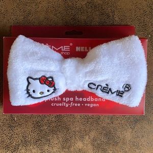 Hello Kitty plush spa headband by the creme shop